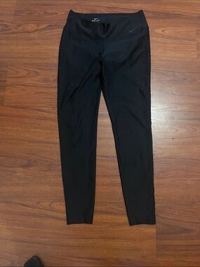 Nike Black Dri-FIT High-Waist Workout Leggings